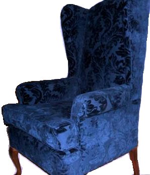 chaisse bleu