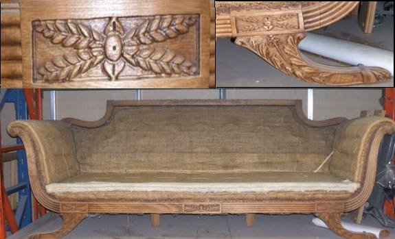 antique sofa